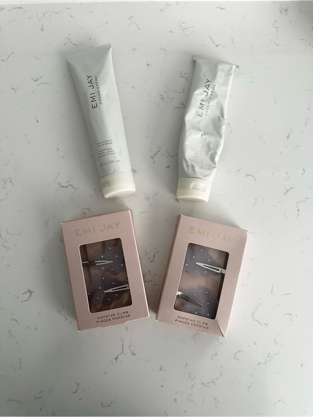 Emi Jay NWT Dream Creme and Cloud Clips Set